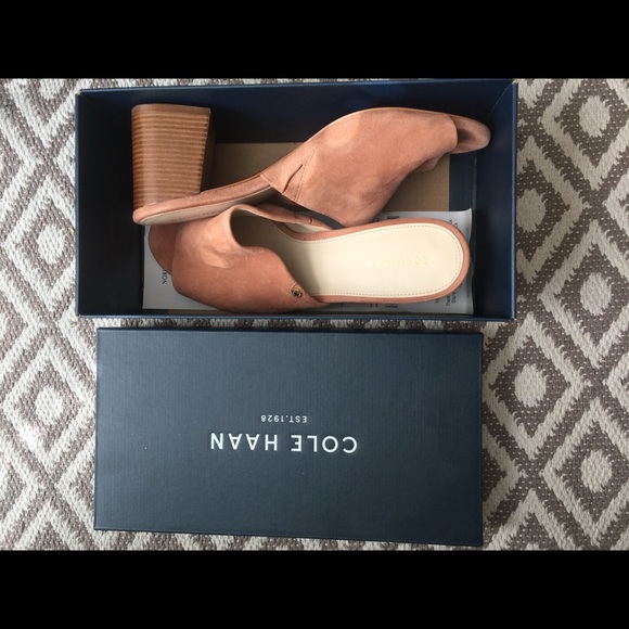 Suede Open Toe Mule - Picture 7 of 8